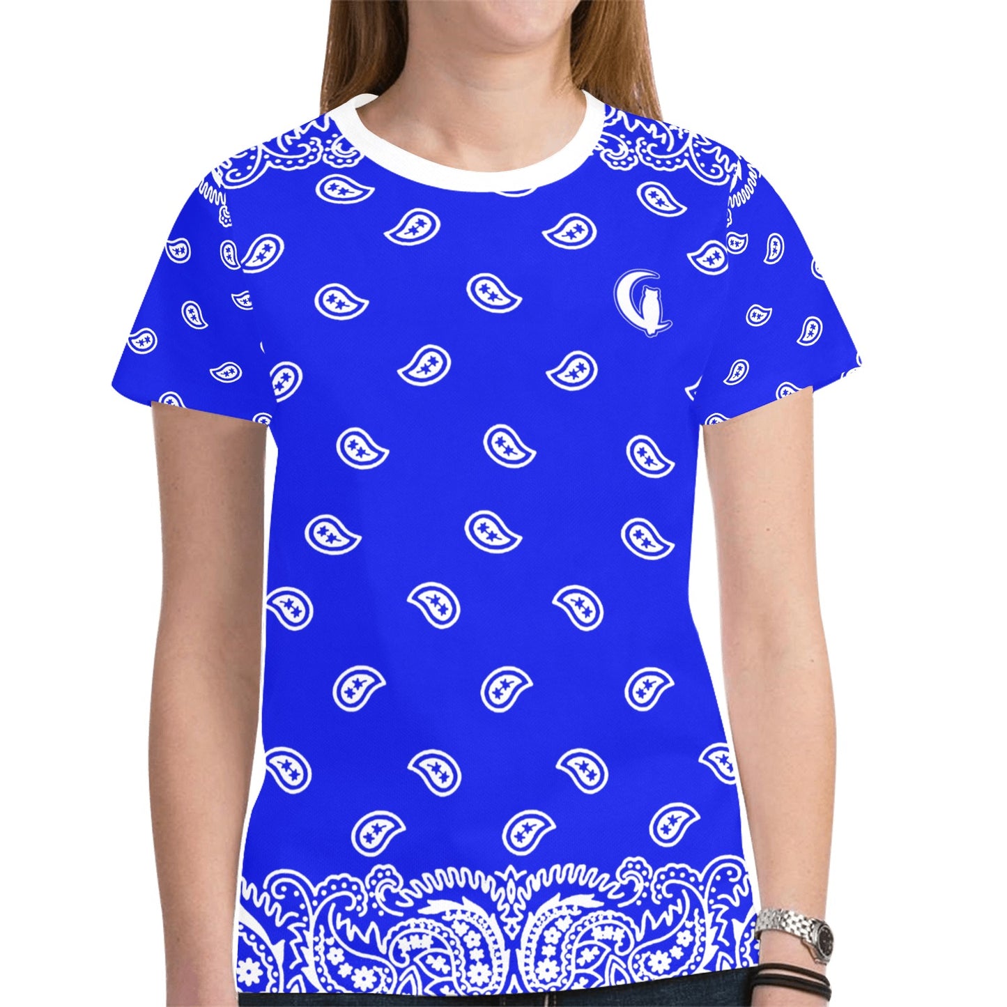 BANDANA FULLY New All Over Print T-shirt for Women