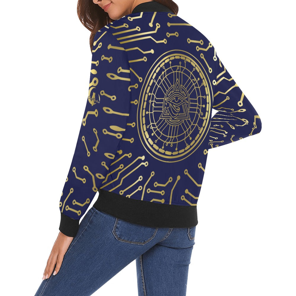 CRYPTO KMT Bomber Jacket for Women