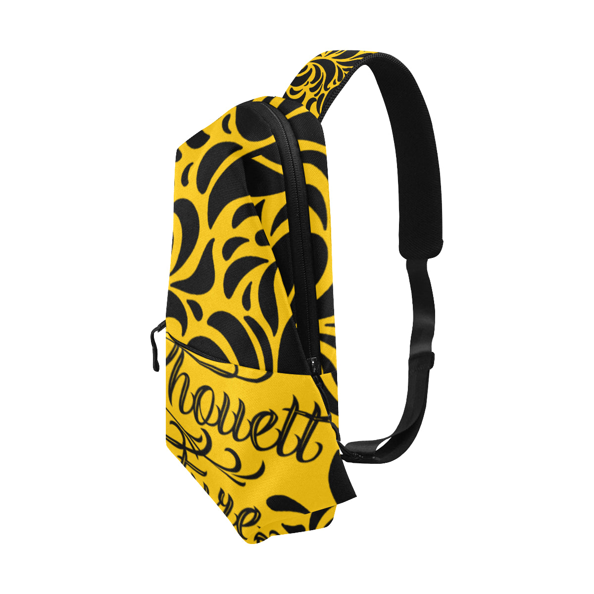 GORGIOUS LEAF YELLOW Chest Bag (Model 1678)