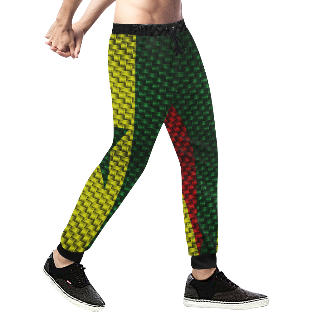 SENEGAL FLAG Men's All Over Print Sweatpants (Model L11)