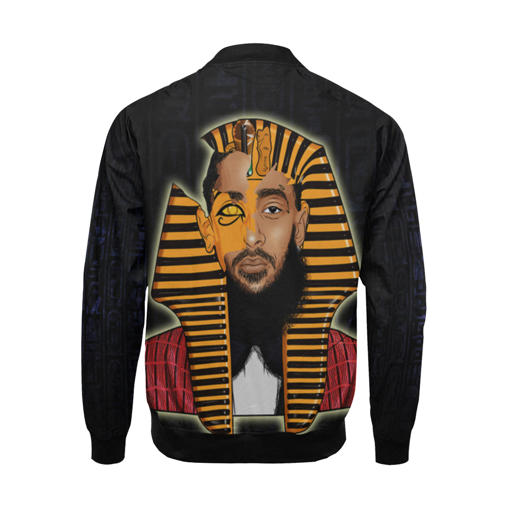 NIPSEY THA GREAT All Over Print Bomber Jacket for Men