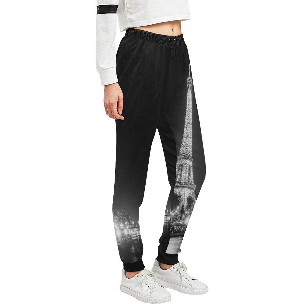 PARIS BY NIGHT Women's All Over Print Sweatpants (Model L11)