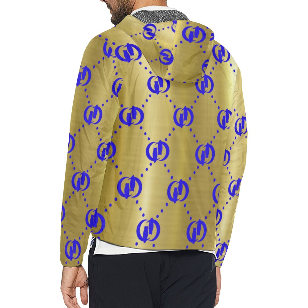 GOODIE GBLUE All Over Print Windbreaker for Unisex