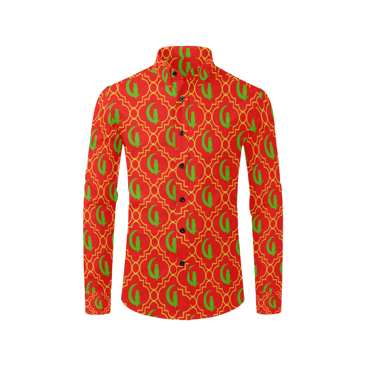 ELEGANCE RJV Men's All Over Print Casual Dress Shirt (Model T61)