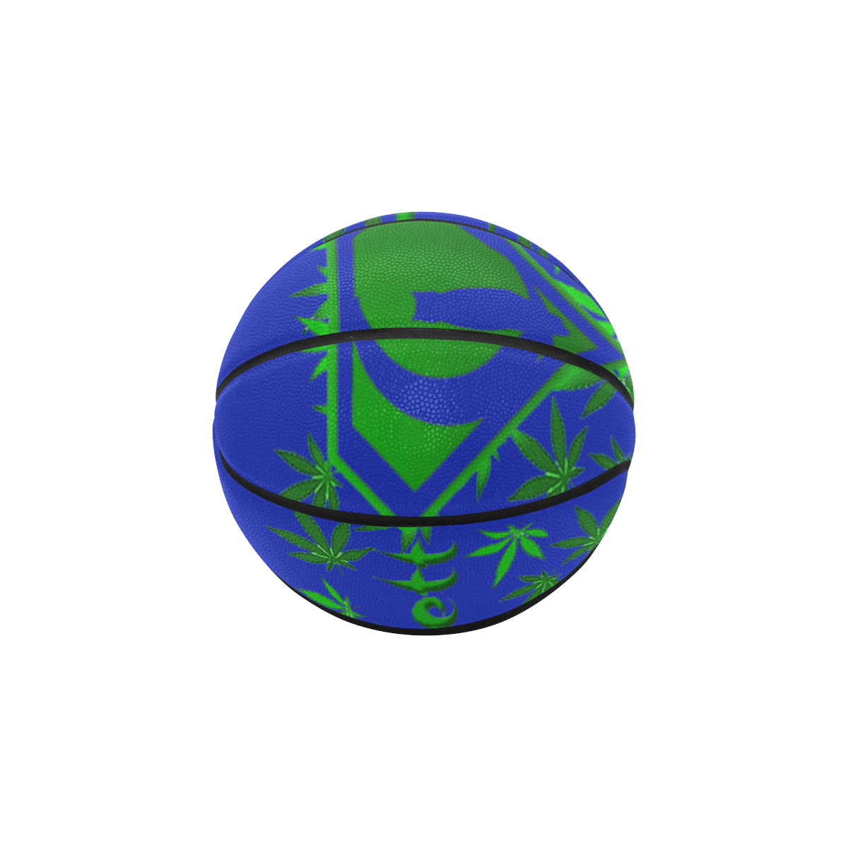 SUPER WEED BLU All Over Print Basketball
