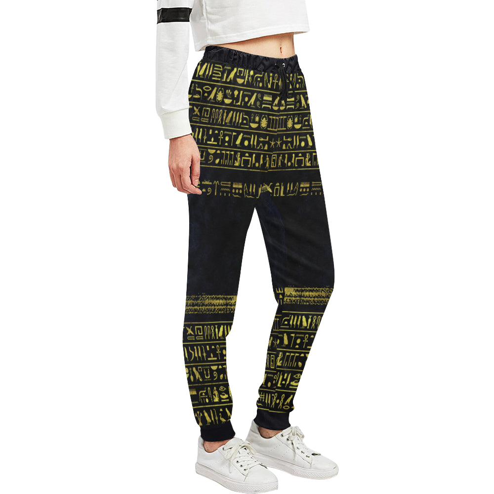 HIEROGLYPH DELUXE Women's All Over Print Sweatpants (Model L11)