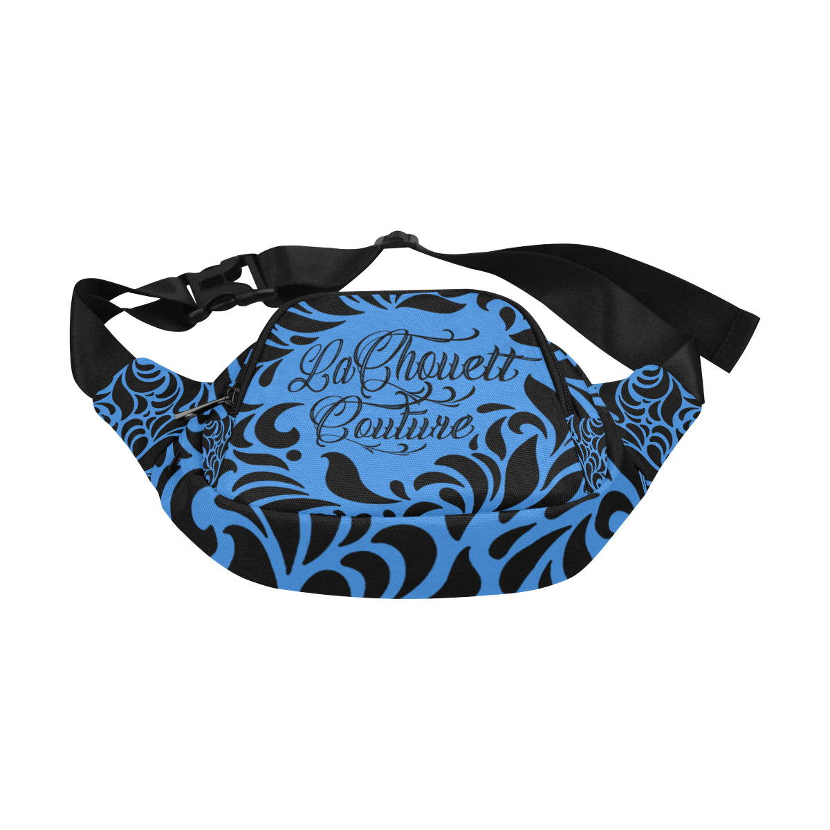 GORGIOUS LEAF BLUE Fanny Pack/Small (Model 1677)