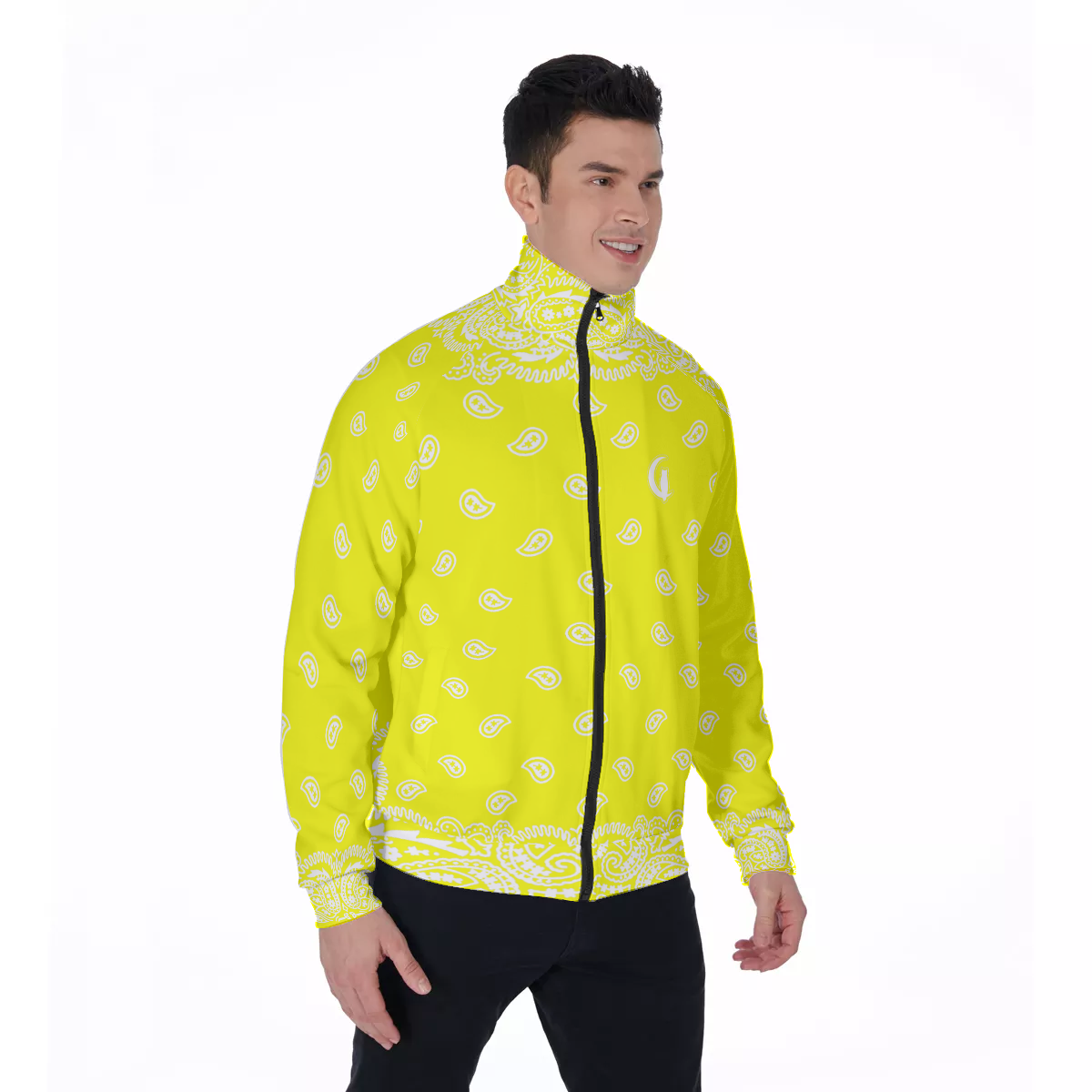 BANDANA FULLY L.K  Stand Collar Jacket