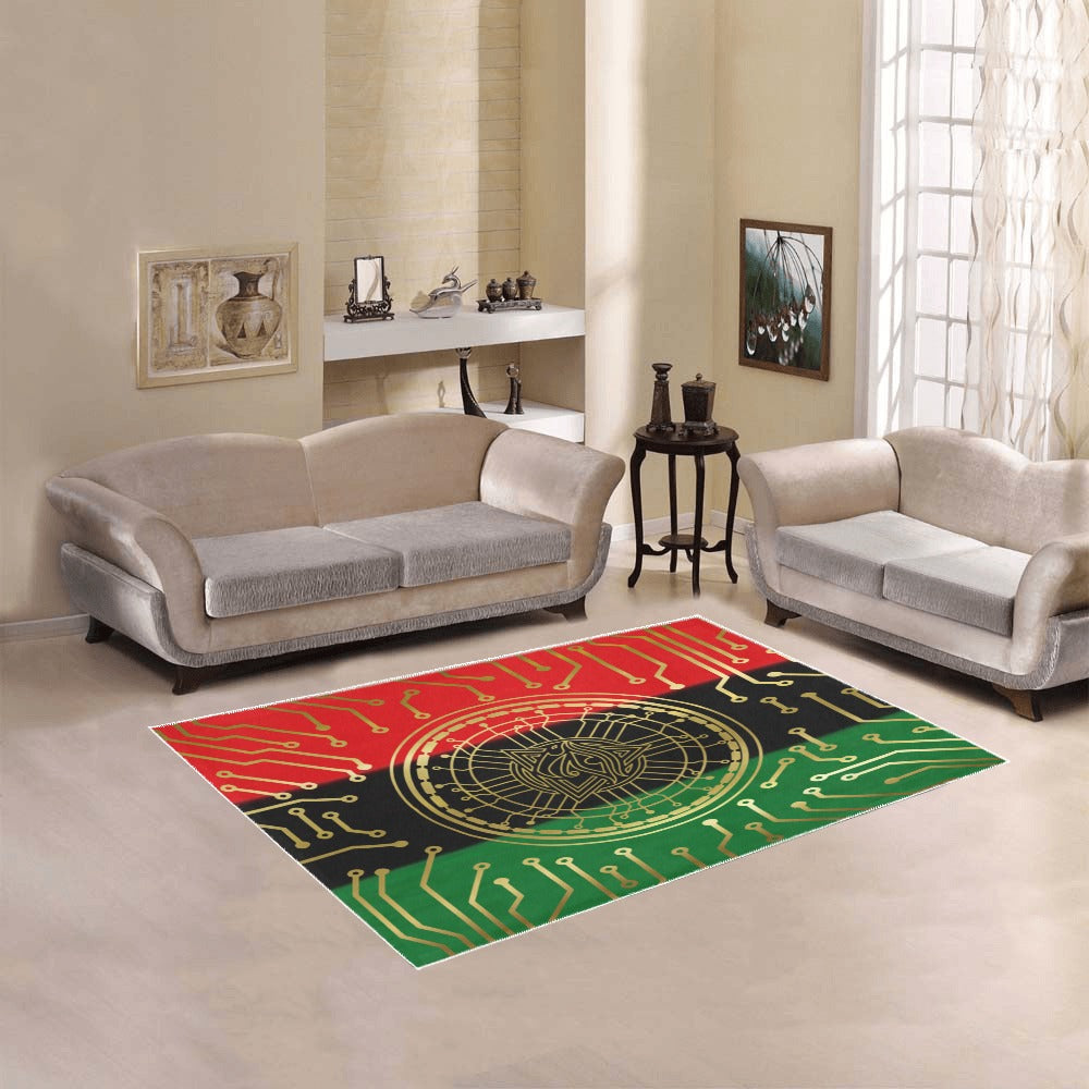 CRYPTO KMT Area Rug 5'3''x4'