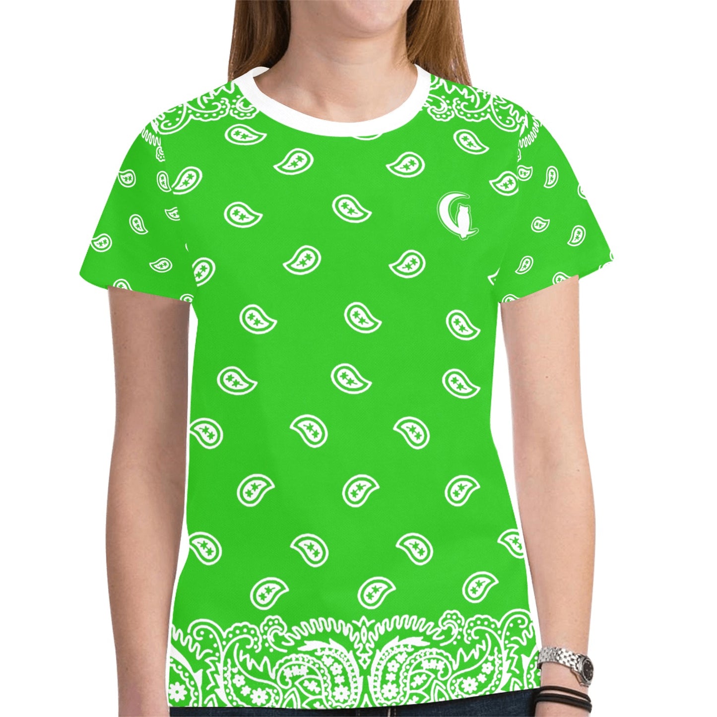 BANDANA FULLY New All Over Print T-shirt for Women