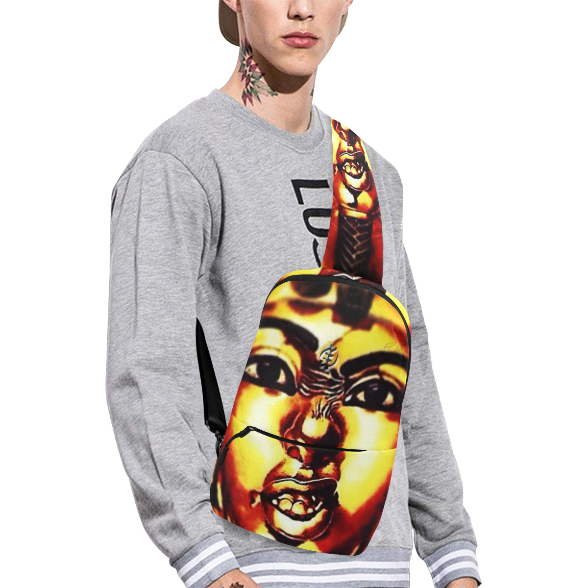 THUG PHAROAH Chest Bag (Model 1678)