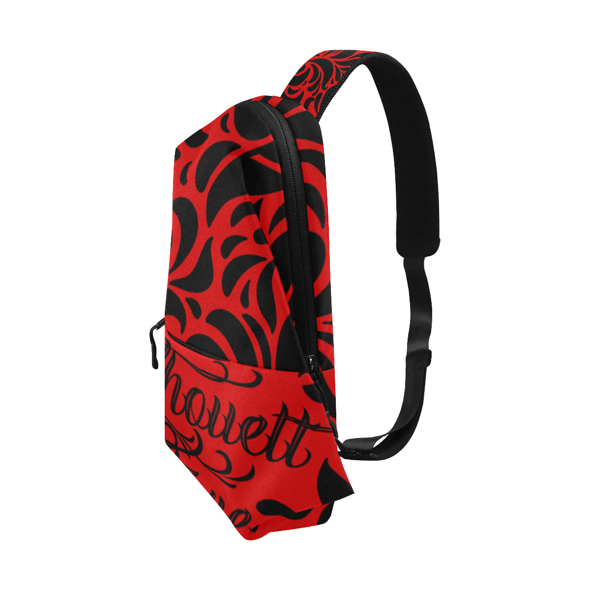 GORGIOUS LEAF RED Chest Bag (Model 1678)