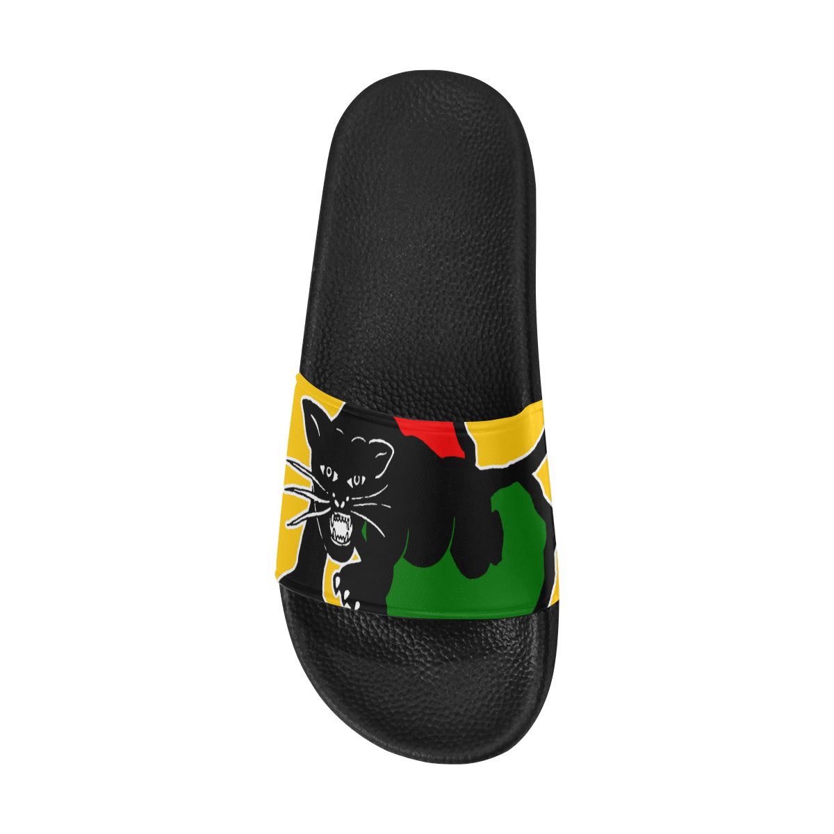 BLACC PANTHER RBG YLW Men's Slide Sandals