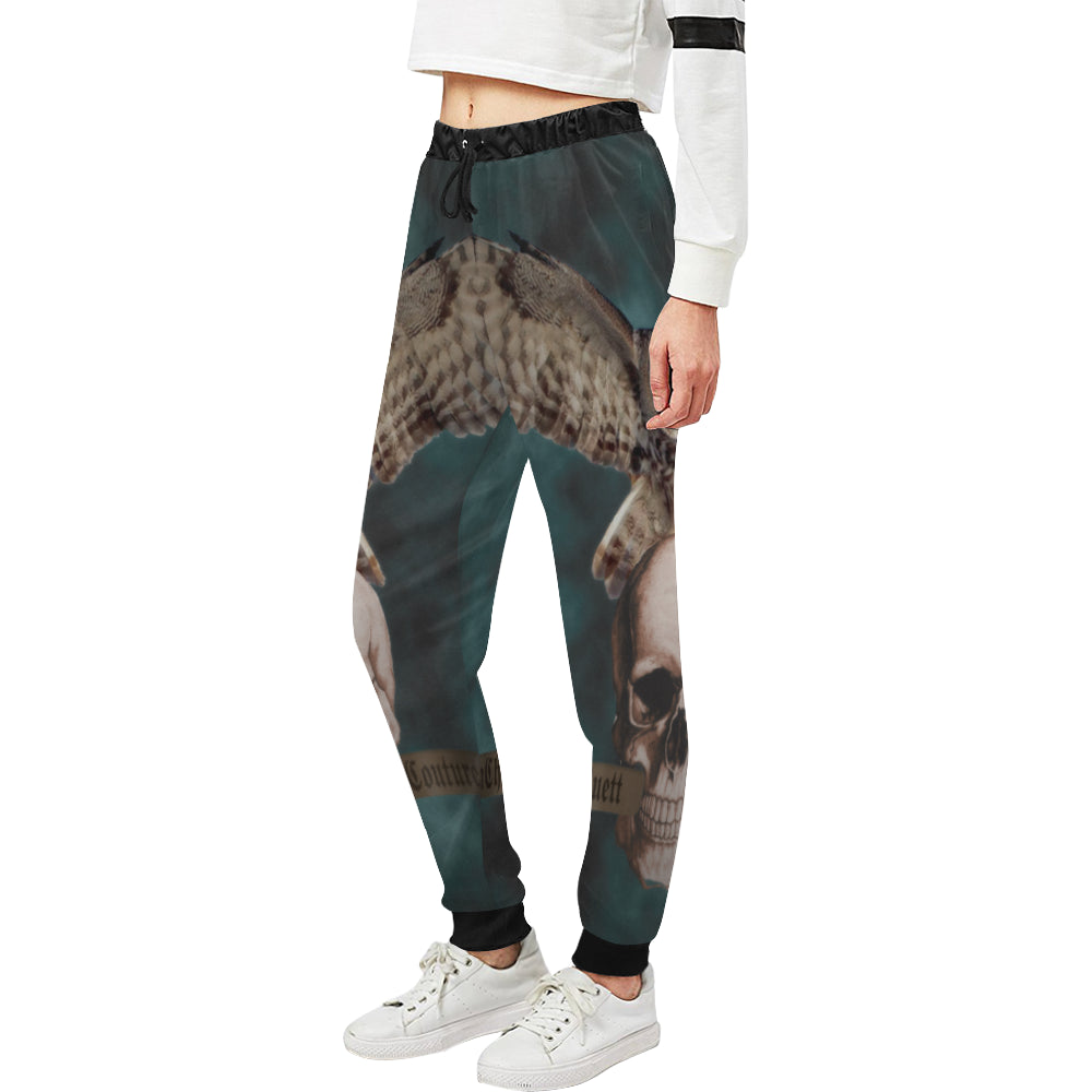 LCC OWL ROCK N ROLL Women's All Over Print Sweatpants (Model L11)