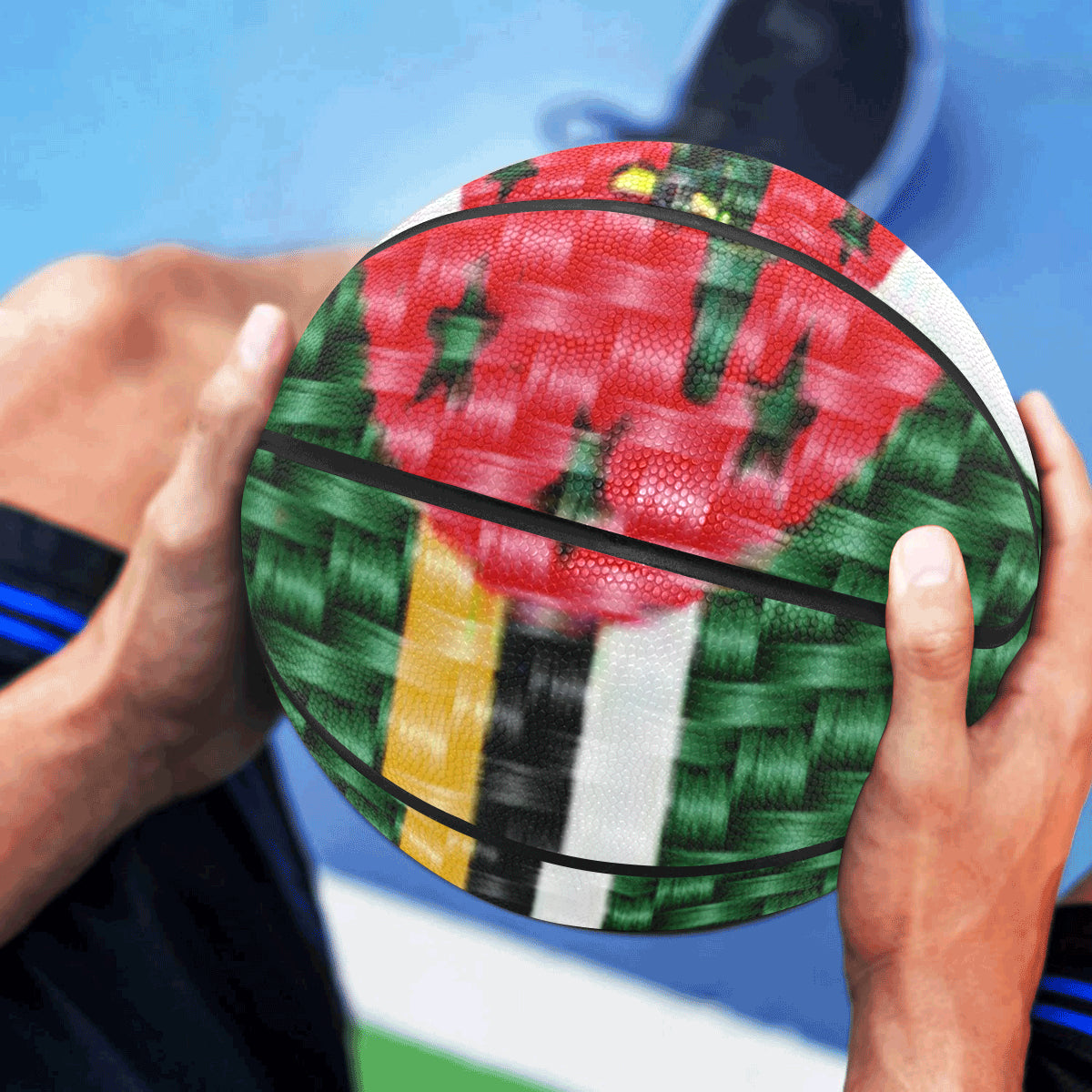 DOMINICA FLAG All Over Print Basketball