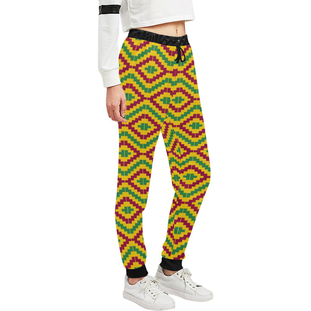 FRACTAL KMT Women's All Over Print Sweatpants (Model L11)