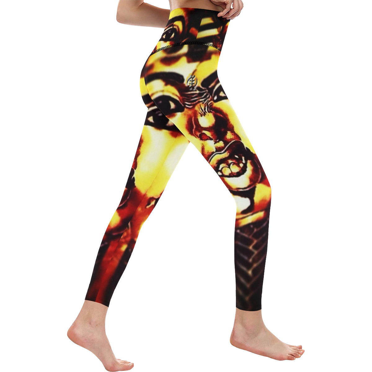THUG PHAROAH All Over Print High-Waisted Leggings (Model L36)