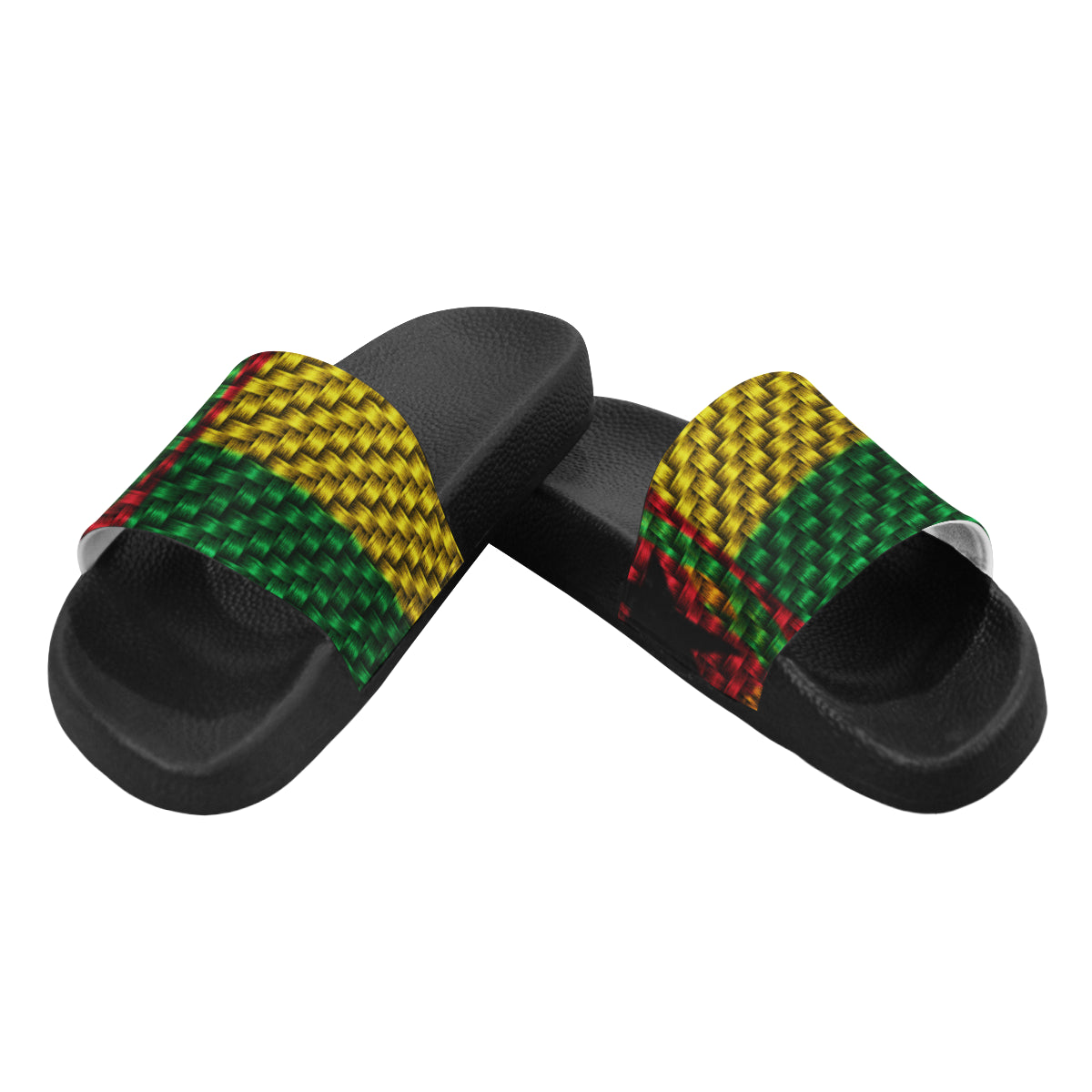 CAP VERT FLAG Men's Slide Sandals (Model 057)