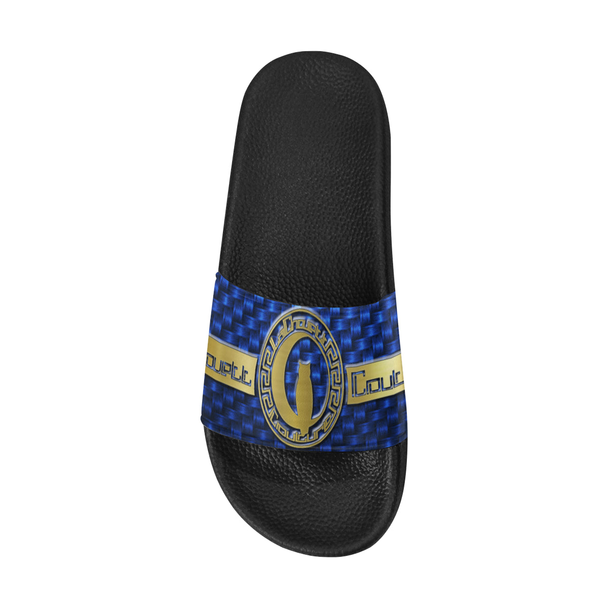 DELUXE BLUE BELT Men's Slide Sandals (Model 057)
