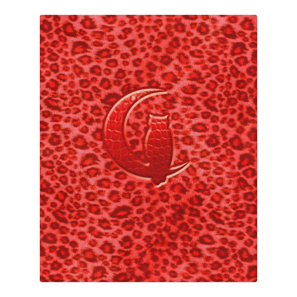 RED TIGER SKIN 3-Piece Bedding Set