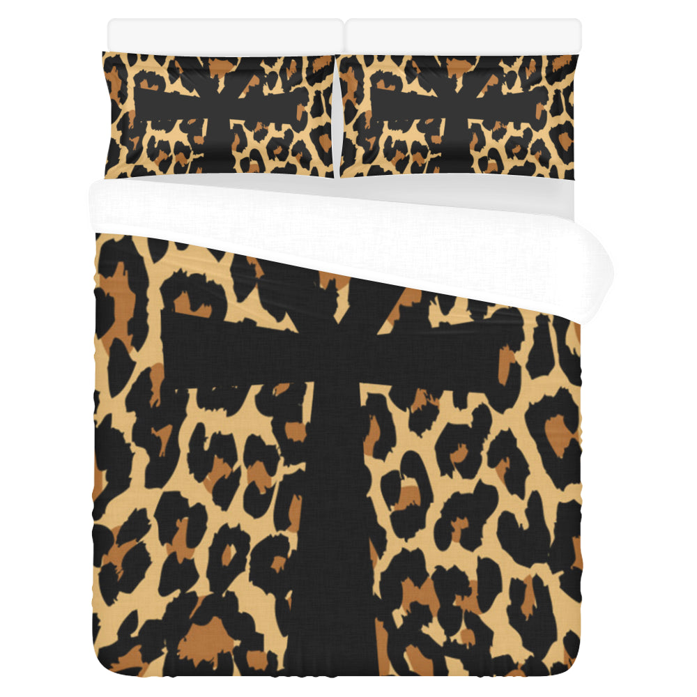 CHEETAH ANKH 3-Piece Bedding Set