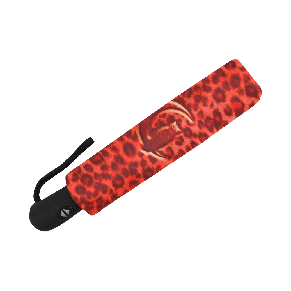 TIGER RED SKIN Auto-Foldable Umbrella