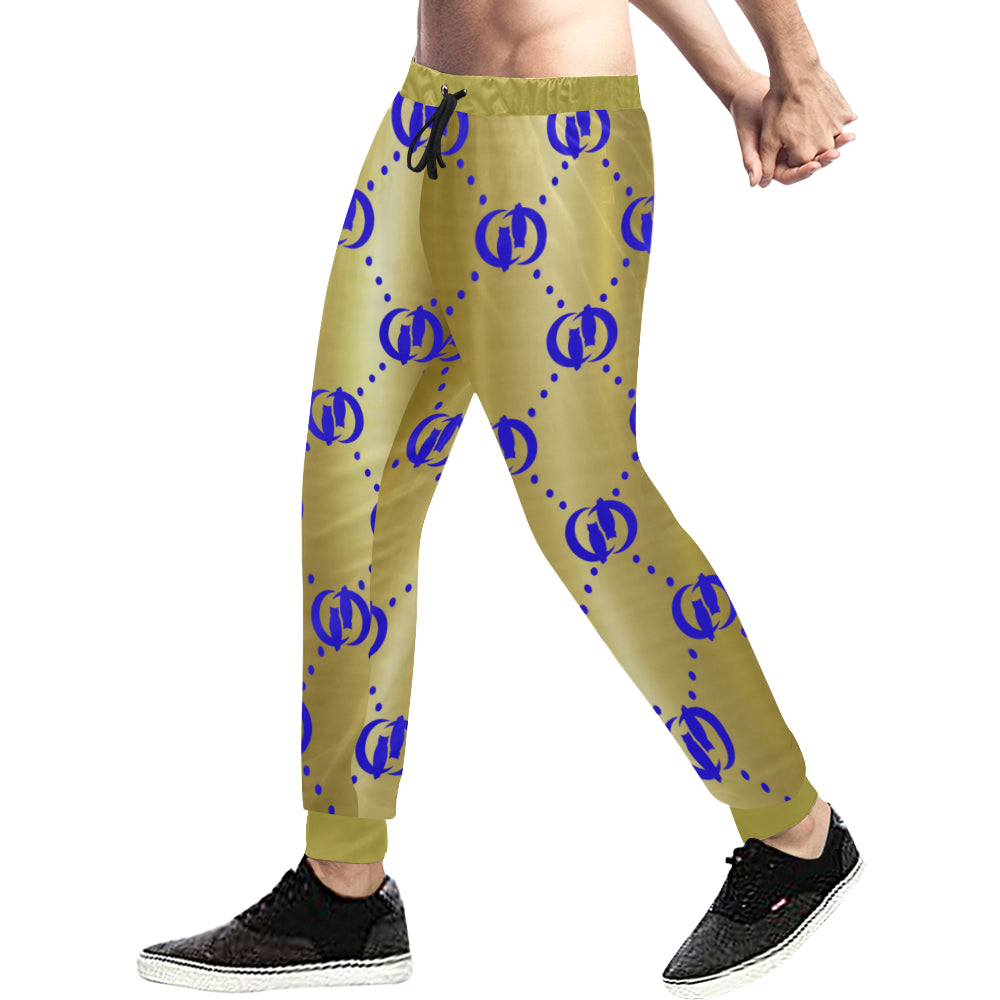 GOLDEN BLUELIGHT TRIANGLE Men's Sweatpants
