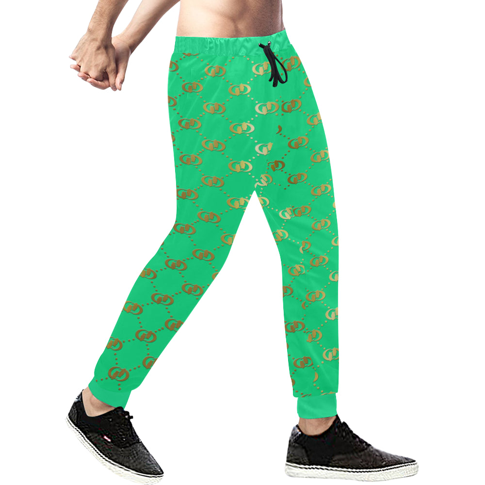 EXCELLANCE TRQGLD Men's All Over Print Sweatpants (Model L11)