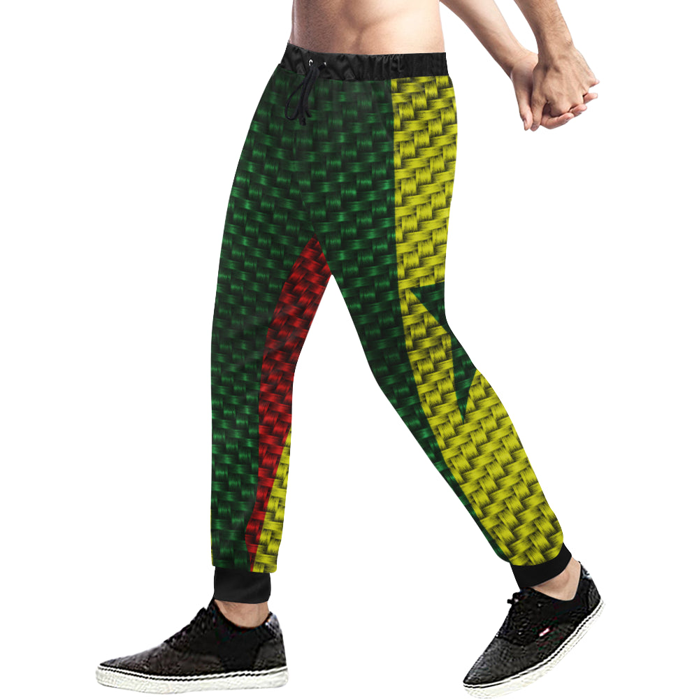SENEGAL FLAG Men's All Over Print Sweatpants (Model L11)