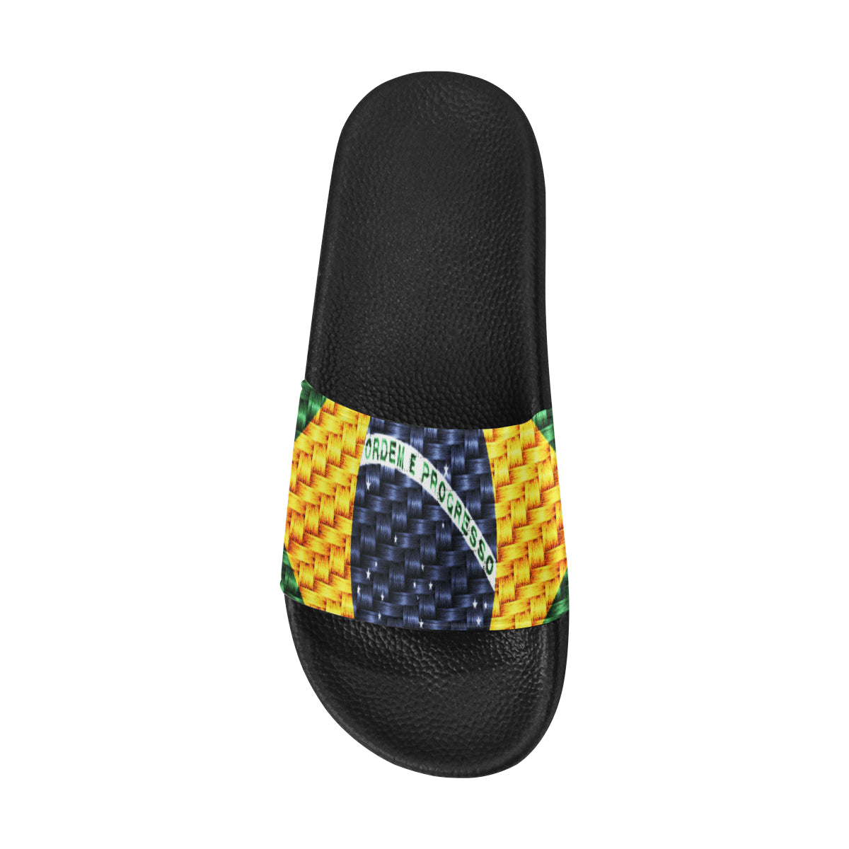 BRASIL FLAG Men's Slide Sandals (Model 057)