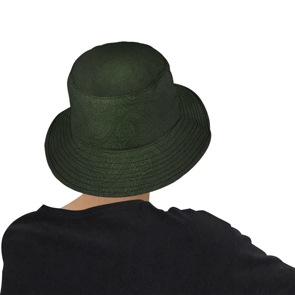 LUXURY GANG KAKI All Over Print Bucket Hat for Men
