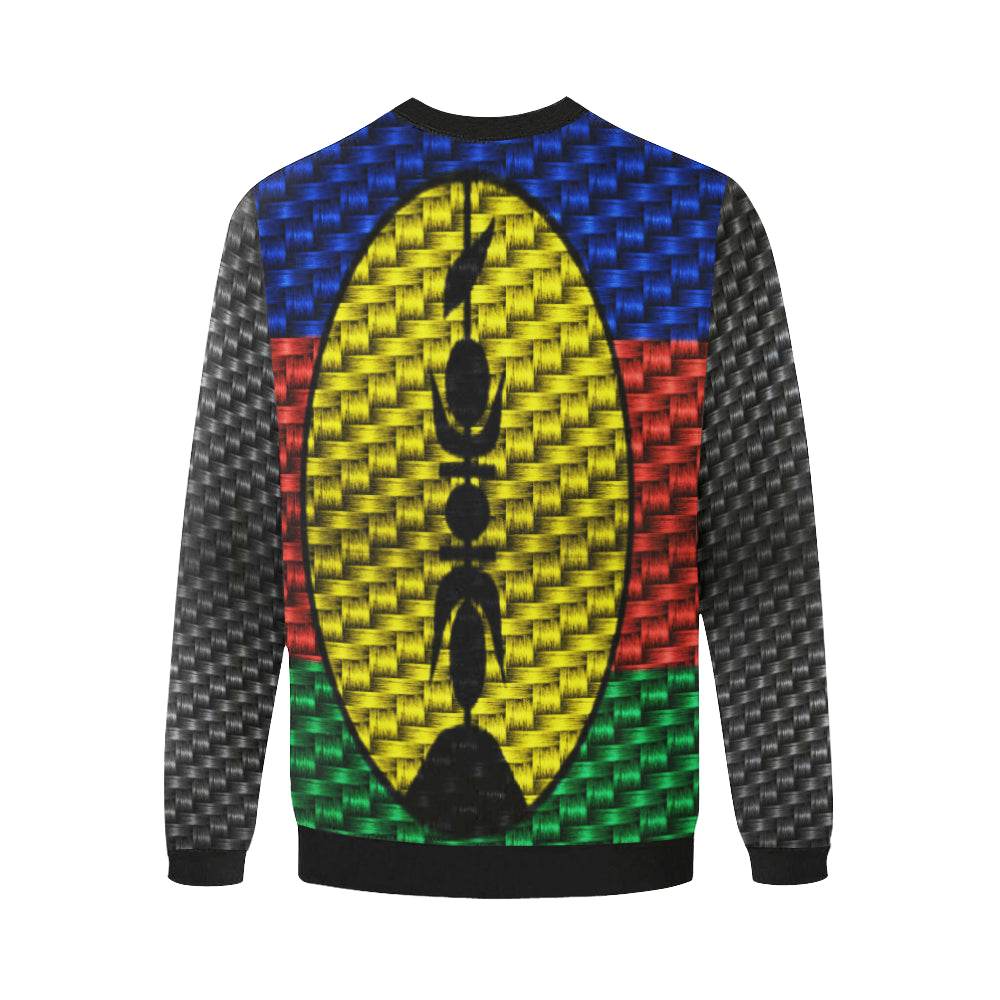 NOUVELLE CALEDONIE Men's Oversized Fleece Crew Sweatshirt