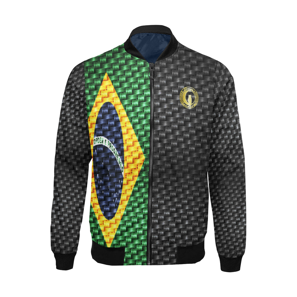 BRASIL All Over Print Bomber Jacket