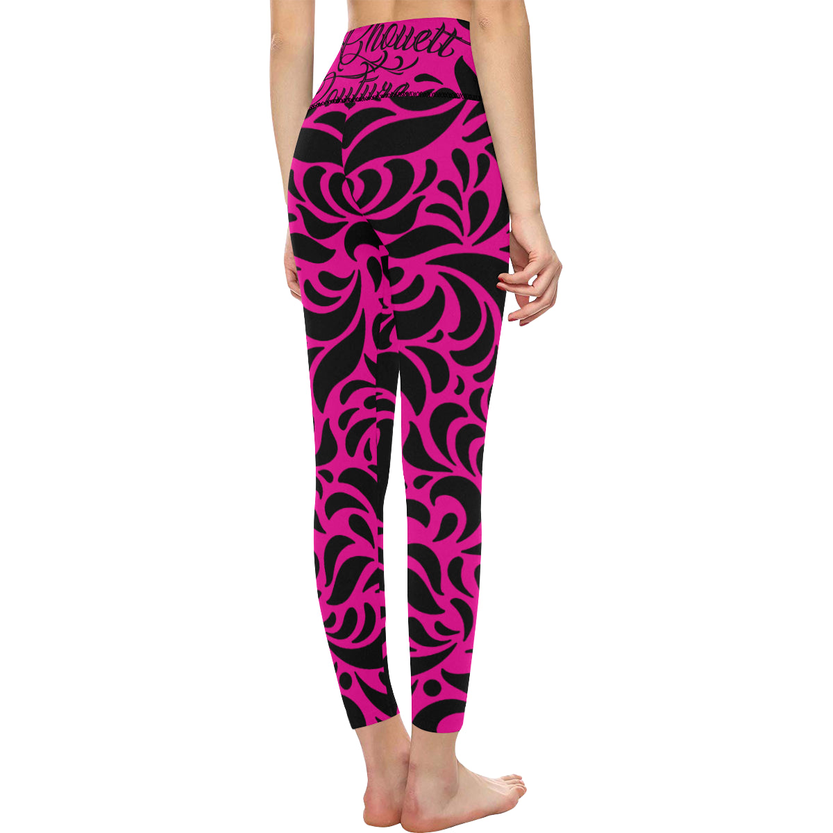 GORGEOUS PINKISH All Over Print High-Waisted Leggings