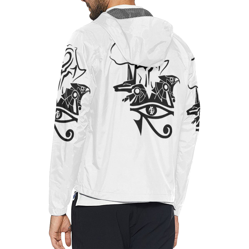 PROTECT BY NTR WHT Unisex All Over Print Windbreaker