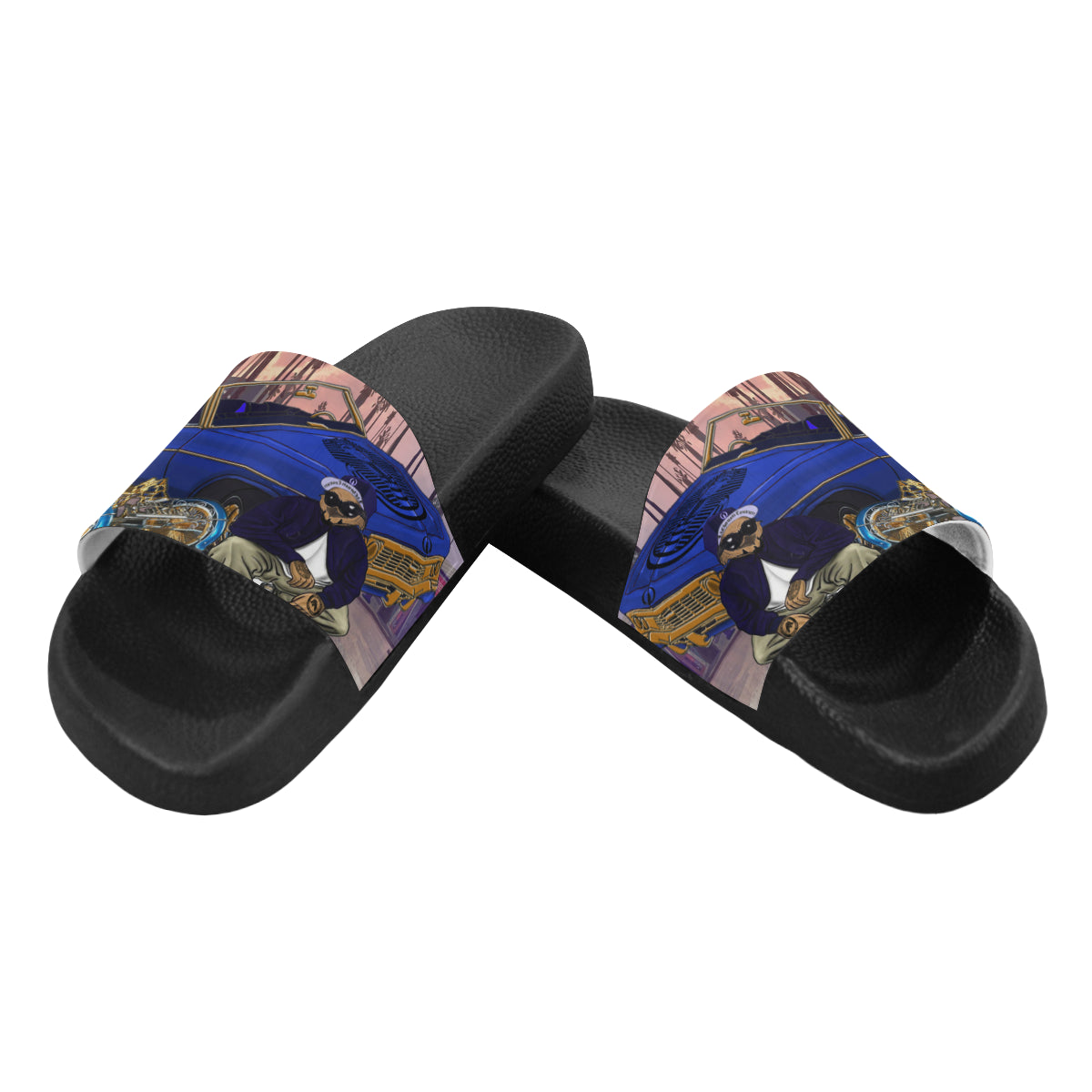THE OWL N.W.A Women's Slide Sandals (Model 057)