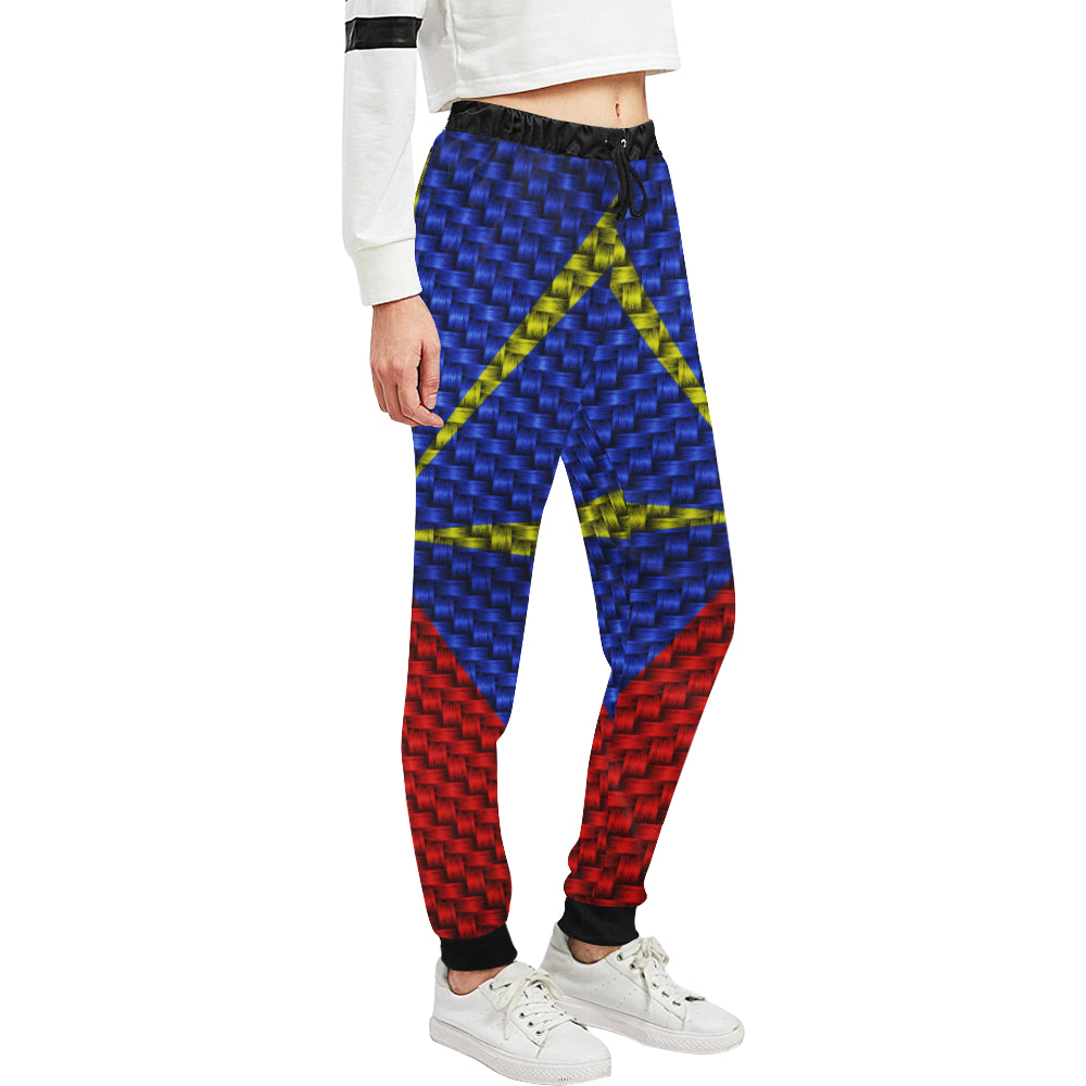 LA REUNION FLAG Women's All Over Print Sweatpants (Model L11)