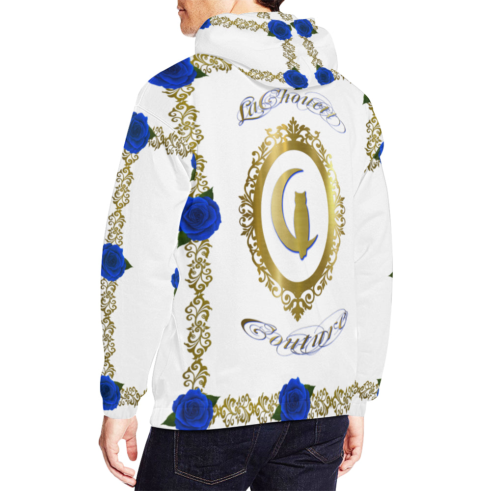 BLUE ROSES LCC All Over Print Hoodie for Men
