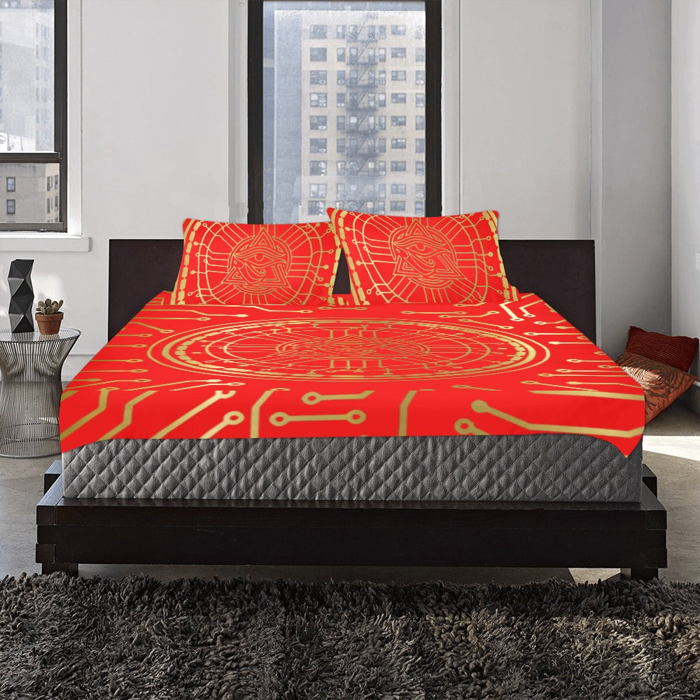 CRYPTO KMT 3-Piece Bedding Set