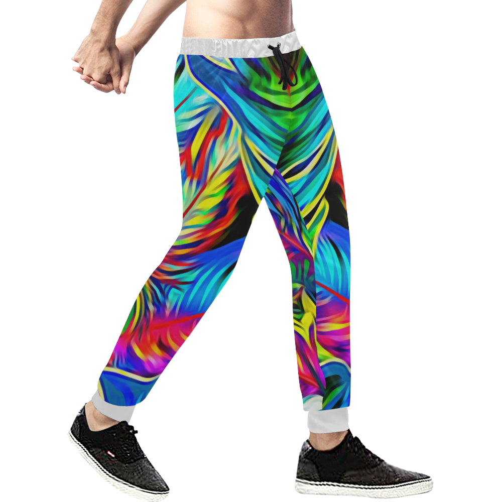 FEATHER FLASHY Men's All Over Print Sweatpants