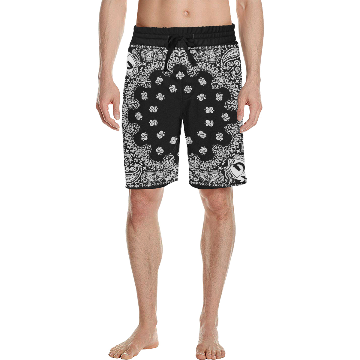 BANDANA BLCC Men's All Over Print Casual Shorts
