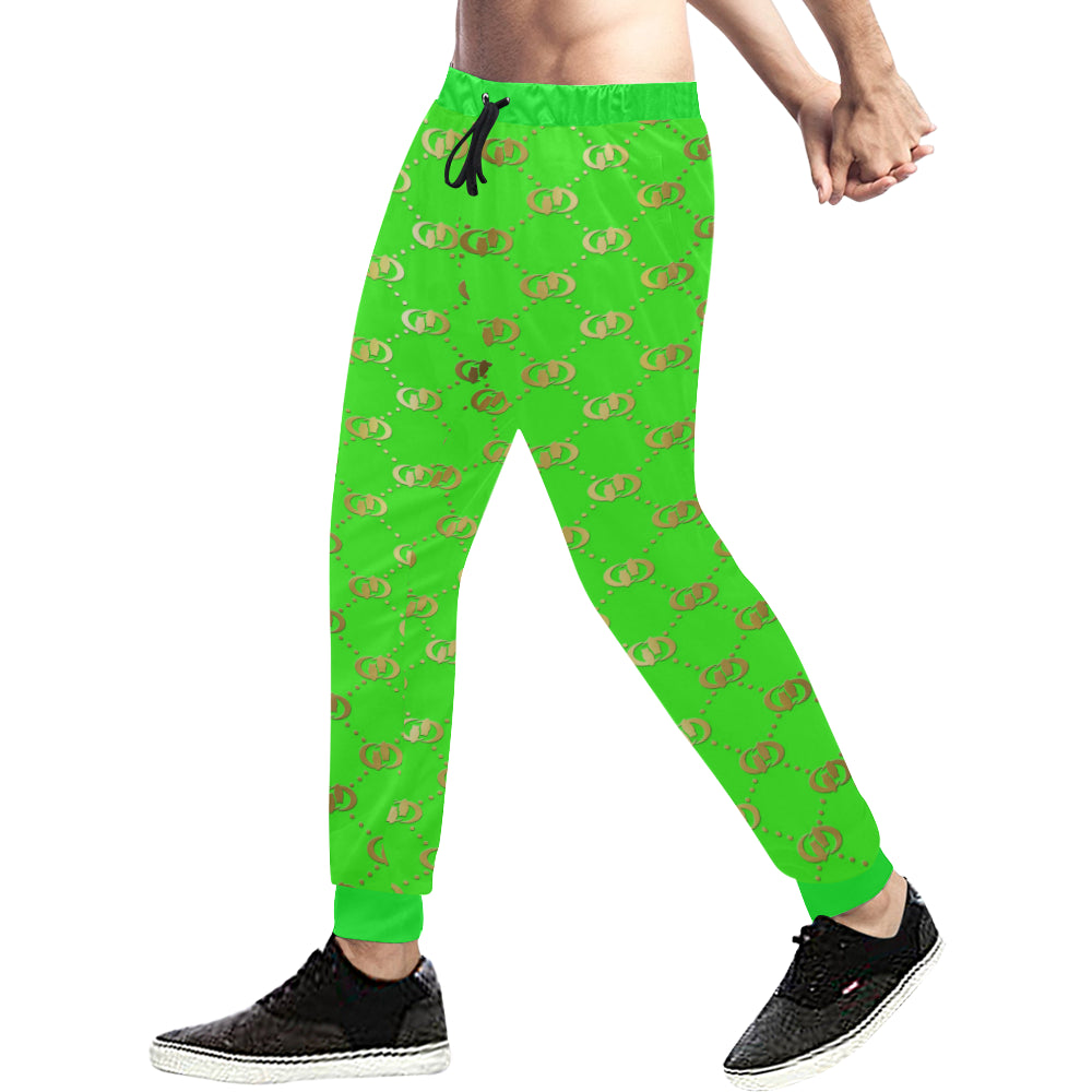EXCELLANCE SKUNKGLD Men's All Over Print Sweatpants (Model L11)