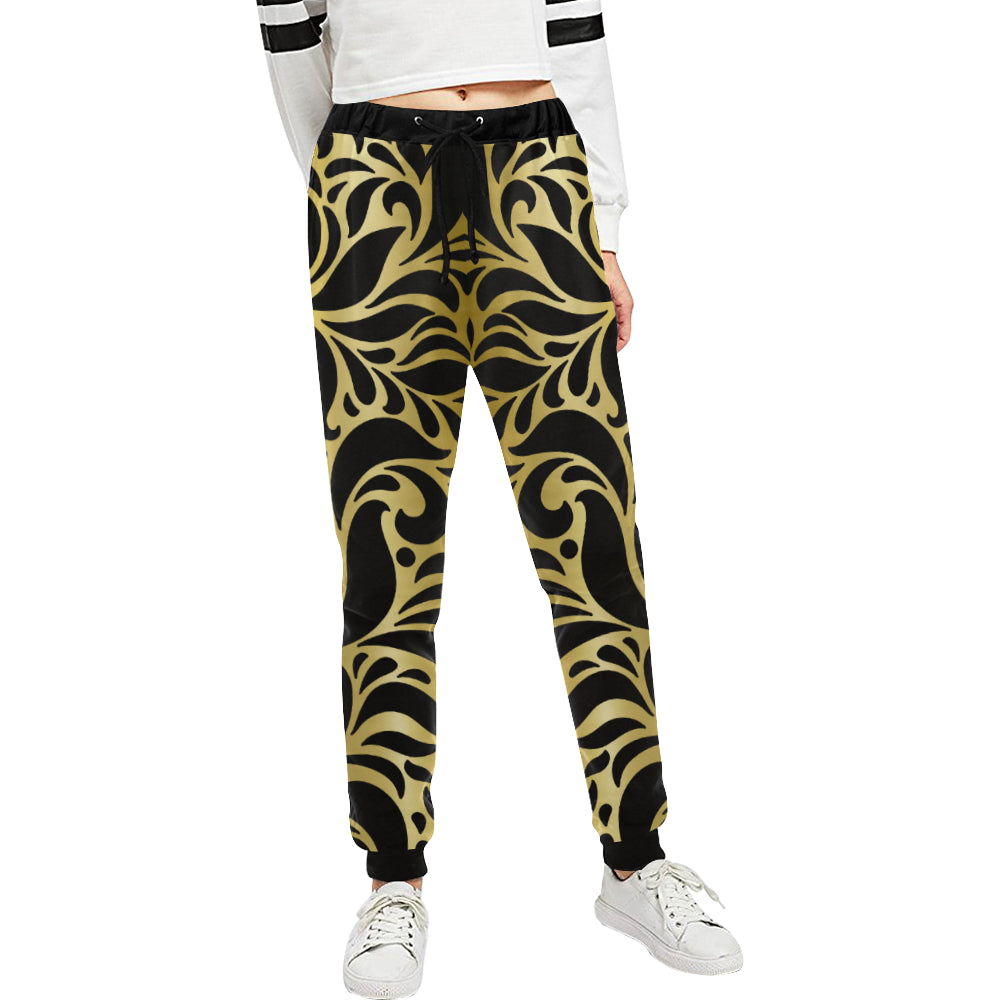 GORGIOUS LEAF GBLCC Women's All Over Print Sweatpants (Model L11)