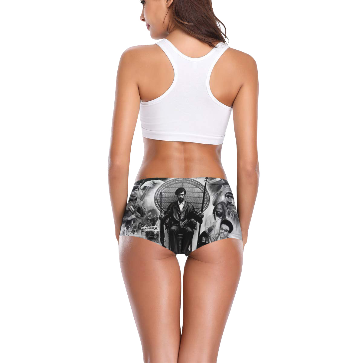 BLACK PANTHER PARTY Women's All Over Print Boyshort Panties