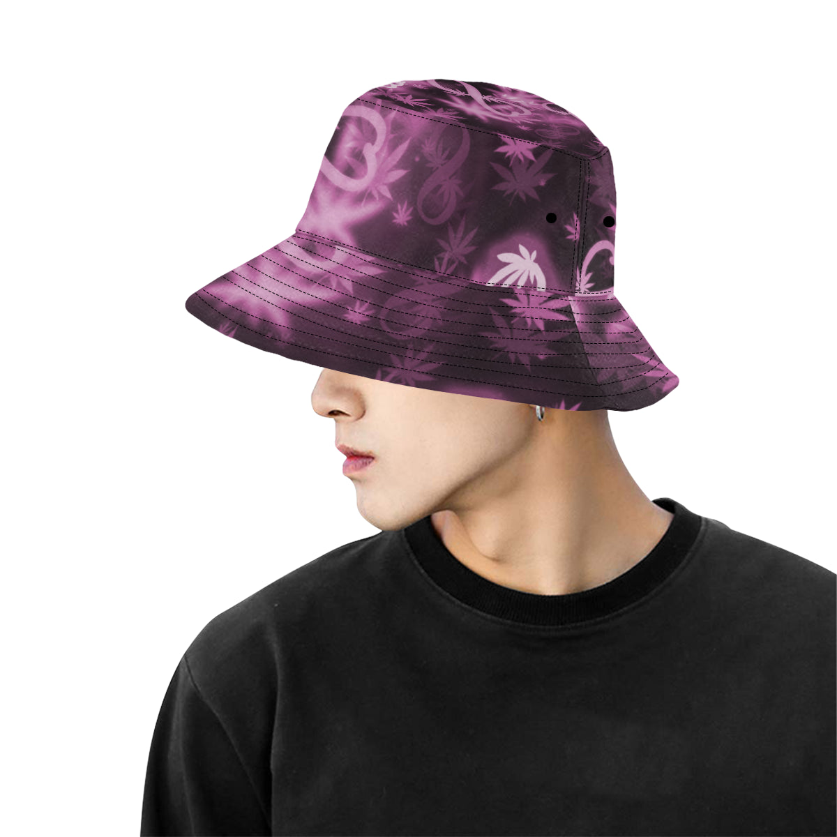 INFINITY PURPLE COSMOS All Over Print Bucket Hat for Men