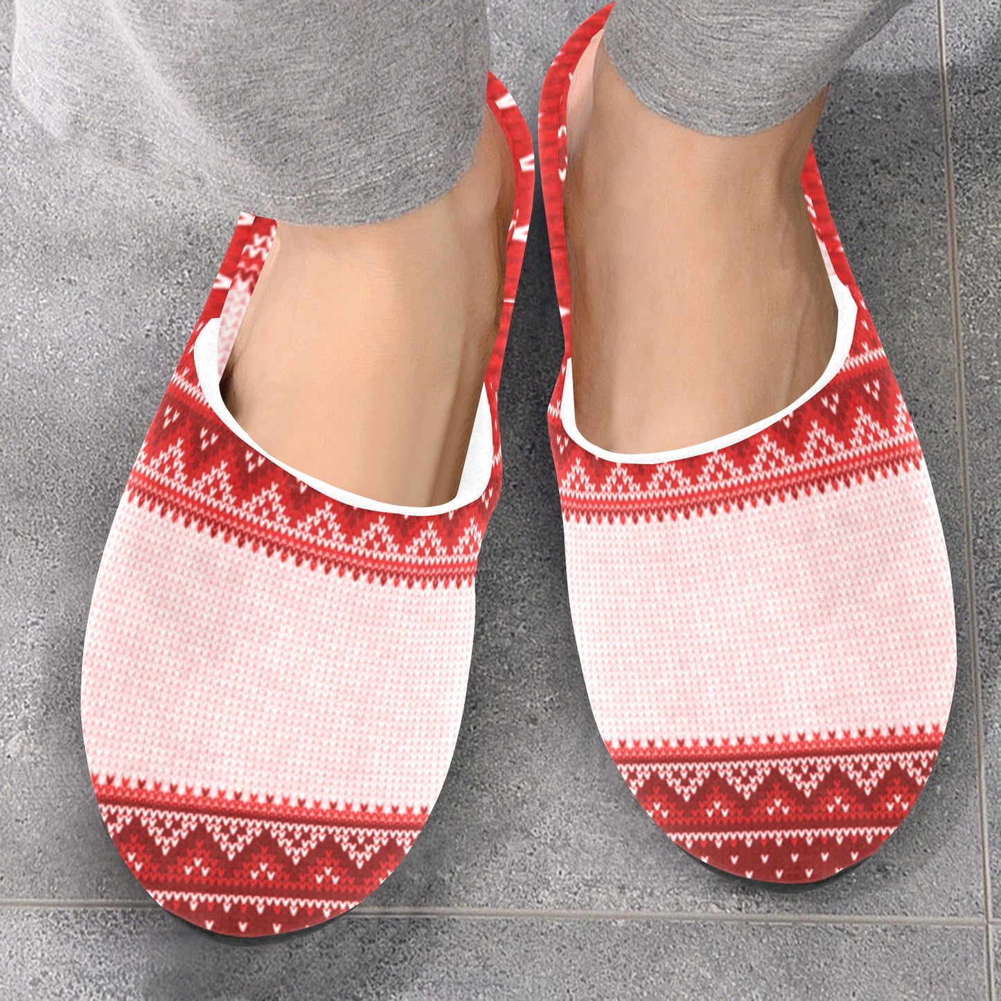 LCC KNITTED Men's Cotton Slippers
