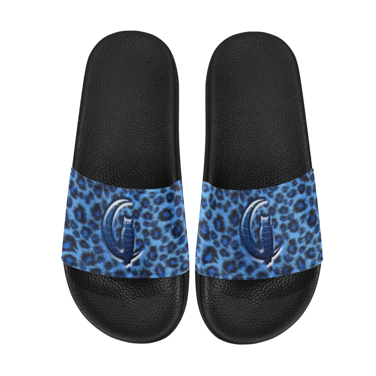 BLUE TIGER SKIN Men's Slide Sandals