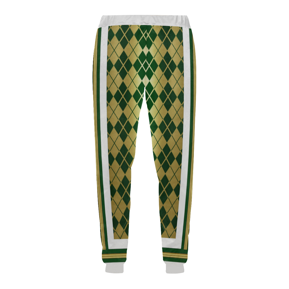 ARLEQUIN GREEN Men's All Over Print Sweatpants