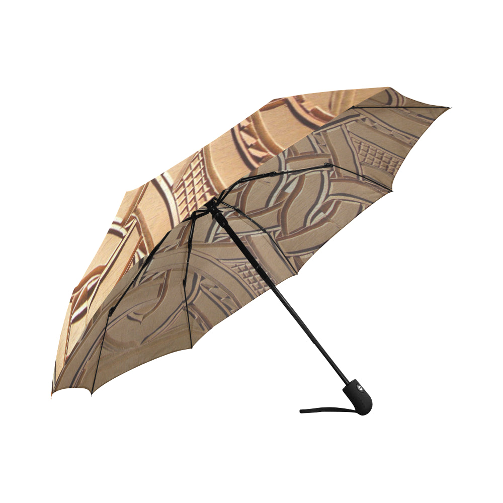 TEMBE ART WOOD Auto-Foldable Umbrella