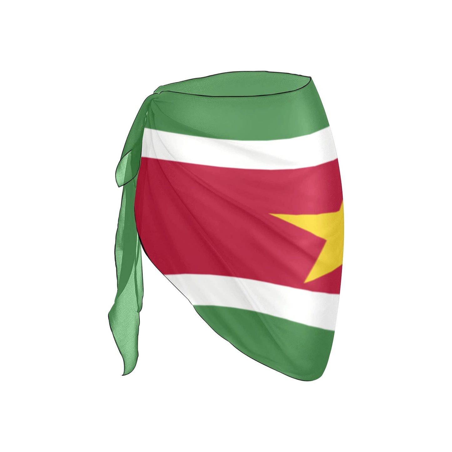 SURINAME FLAG Beach Sarong Wrap